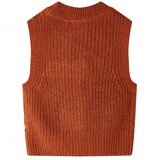  Dječji prsluk pleteni boja konjaka 116 | shoptok.hr