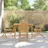 vidaXL Zložljivi vrtni stoli 4 kosi 53x66x99 cm bambus
