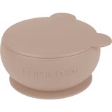Minikoioi Bowl Bubble Beige silikonska zdjelica s vakuumskim držačem 1 kom Cijene
