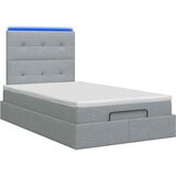  Krevet od pjene s madracem i LED-om Svjetlosiva 120 x 200 cm | shoptok.hr