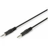 AK-510100-015-S utičnica audio priključni kabel [1x 3,5 mm banana utikač - 1x 3,5 mm banana utikač] 1.50 m crna