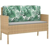 vidaXL Blazina Listni vzorec Poliester 120 x 12 x 40 cm | Shoptok.si