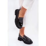 Boto Ladies Patent Moccasins With Decoration Black Nallae | Shoptok.si