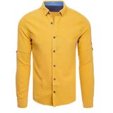 DStreet Men's mustard shirt DX2253 | Shoptok.si