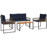  Set vanjskog namještaja s jastukom 4 pcs Mornarska | shoptok.hr