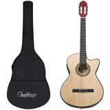 vidaXL 12-dijelni set gitare Western s ujednačivačem i 6 žica u