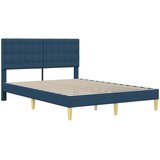  Okvir kreveta s madracem Plava 120 x 200 cm tkanina | shoptok.hr