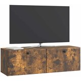TV ormar za zid 98 x 31 x 30 cm Dimljeni hrast | shoptok.hr