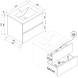MID.YOU KOPALNICA antracit, medeni hrast | Shoptok.si