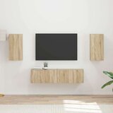  Komplet TV omaric 4 pcs Sonoma hrast Konstruiran les, (5000132675) | Shoptok.si