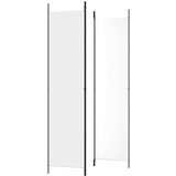 Sobna pregrada s 3 panela bijela 150 x 220 cm od tkanine | shoptok.hr