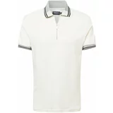 Burton Menswear London Majica ecru/prljavo bijela / siva / crna