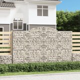  Lučne gabionske košare 2 kom 300x30x180/200cm pocinčano željezo | shoptok.hr