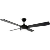 SULION Črna LED stropna svetilka ø 15 cm Zarautz – | Shoptok.si
