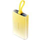 Vention 10000mAh power bank with LED display, USB-C + Lightning + USB-A, 22.5W (yellow) | shoptok.hr