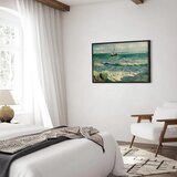  Slika - Vincent van Gogh – Seascape at Saintes-Maries 60x40 U crnom drvenom okviru | shoptok.hr