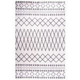  Perivi tepih 80 x 150 cm crno-bijeli protuklizni | shoptok.hr