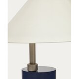 Kave Home Tamno plava stolna lampa s metalnim sjenilom (visina 42 cm) Shiva – | shoptok.hr