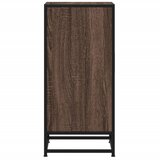  Komoda boja hrasta 35,5x35x76 cm konstruirano drvo i metal | shoptok.hr