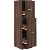 vidaXL Lekarniška omara rjavi hrast 30x41x118 cm inženirski les | Shoptok.si