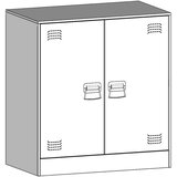  Komoda boja senfa 67 x 39 x 73 cm čelični | shoptok.hr