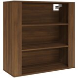 Maison Chic Stenska omarica - Zidna omarica rjav hrast 80x33x80 cm inženirski les iu778, (22063124) Cene