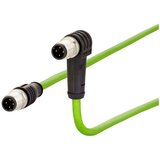 Metz Connect 142M1D19100 M12 omrežni kabel CAT5e SF/FTP 10 m zelena PUR plašč, kislinsko odporen, odporen na ozon, UV odporen, primeren za verigo za s, (20532929) | Shoptok.si