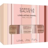 Gabriella Salvete Longlasting Enamel Nail Polish Set darilni set lak za nohte Longlasting Enamel 11 ml 57 Ballerina + lak za nohte Longlasting Enamel 11 ml 45 Ballet + lak za nohte Longlasting Enamel 11 ml 59 Treasure | Shoptok.si