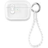 INF Bluetooth silikonski ovitek za AirPods Pro 3 z magnetnim zapiranjem in trakom White, (5000158037) | Shoptok.si