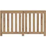 vidaXL Pokrov za radijator boja artisian hrast 149x20x82 cm drveni | shoptok.hr