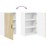 vidaXL Stenska kuhinjska omarica s polico Sonoma hrast 50 x 31 x 80 cm | Shoptok.si