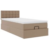  Okvir kreveta s madracem cappuccina 100x200cm umjetna koža | shoptok.hr