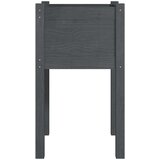  Vrtna sadilica siva 40 x 40 x 70 cm od masivne borovine | shoptok.hr