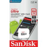 San Disk 64GB Ultra microSDXC 100MB/s Class 10 UHS-I | Shoptok.si