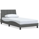 Maison Chic Posteljni okvir - Enojna postelja - Postelja za odrasle brez vzmetnice temno siv 100x200 cm blago-J7827, (21772128) | Shoptok.si