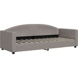  Izvlečna dnevna postelja temno taupe 80x200 cm blago, (20936786) | Shoptok.si