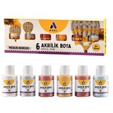  Adeland akrilne boje, metalic colors set, 25mlx6 ( 31143 ) Cene