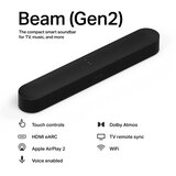 Sonos Beam Gen2 črn soundbar za hišni kino Dolby Atmos - | Shoptok.si