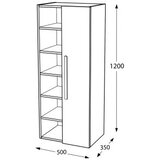 Hanah home Višenamenski ormar Blanc 4 120 Pine | Eponuda.com