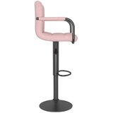  Barski stolac ružičasti baršunasti | shoptok.hr