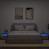  Noćni ormarić s LED svjetlima Artisan hrast 60x35x40 cm | shoptok.hr