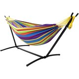 Okvir za viseću mrežu 250 cm + viseća mreža 200x120 (do 200 kg) - šarena | shoptok.hr
