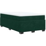  Krevet box spring s madracem tamnozeleni 120x190 cm baršunasti | shoptok.hr
