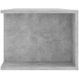 TV ormarić s LED svjetlima siva boja betona 135 x 39 x 30 cm | shoptok.hr