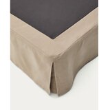 Kave Home Sivorjava oblazinjena postelja brez vzglavja 90x200 cm Jaira – | Shoptok.si