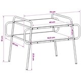  Stolić za kavu Hrast sonoma 70 x 50 x 51 cm Konstruirano drvo - Hrast sonoma 70 x 50 x 51 cm | shoptok.hr