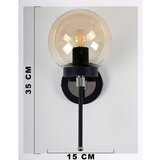 Squid Lighting Oker rumena/črna stenska svetilka ø 15 cm Tokyo – | Shoptok.si