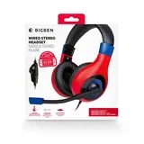 BIGBEN NINTENDO SWITCH HEADSET MARIO RED/BLUE