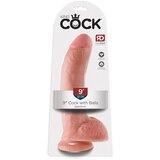 Pipedream King Cock 9" Dildo sa testisima, 22.9 cm Cene
