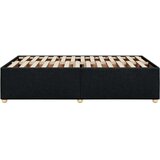  Okvir za krevet crni 120 x 200 cm od tkanine | shoptok.hr